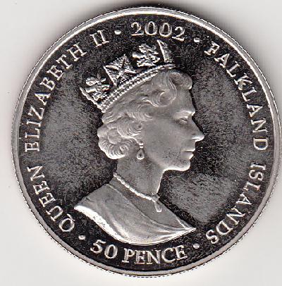 Beschrijving: 50 Pence GOLDEN JUBILEE CROWN